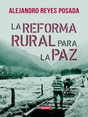 cover image of La reforma rural para la paz